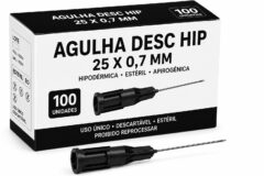 agulha desc hip 25 x 0,7 mm cx c/100