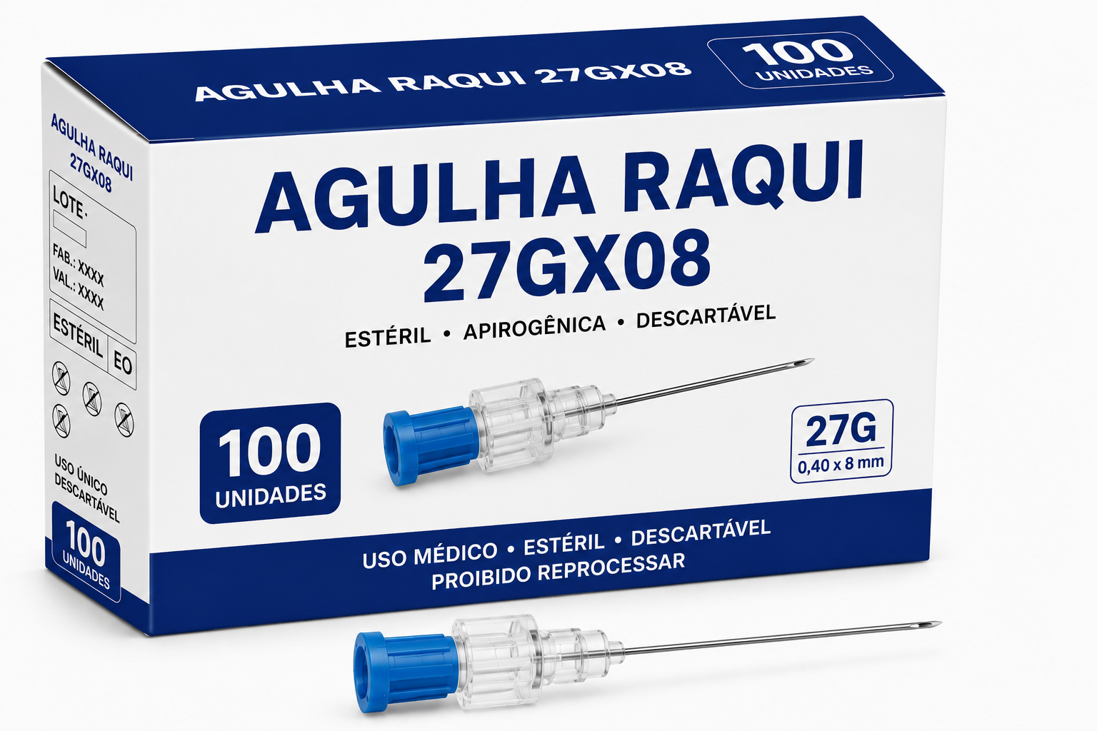 agulha raqui 27gx08 agulha raqui 27gx08