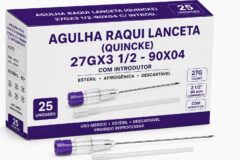 agulha raqui lanceta (quincke) 27gx3 1/2 90x04 c/introd.
