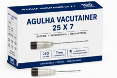 agulha vacutainer 25 x 7