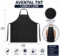 avental tnt 1,40mx1,25m