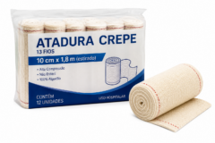 atadura crepe 10 cm x 1,8 m 13f pct c/12