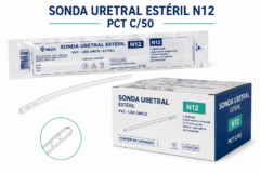 sonda uretral esteril n12 pct c/50