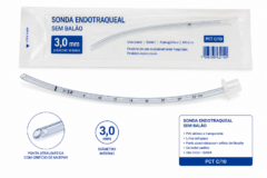 sonda endotraq. s/ balao 3,0mm pct c/10