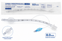sonda endotraq. c/balao 8.0mm