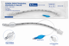 sonda endotraq. aramada c/balao 8.5mm