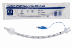 sonda endotraq. c/balao 5,5mm
