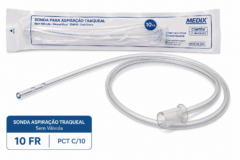 sonda aspiracao traq. s/ valvula 10fr pct c/10