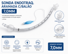 sonda endotraq. aramada c/balao 7,0mm