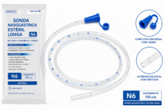 sonda nasogastrica esteril longa n6
