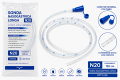 sonda nasogastrica longa n20 pct c/20