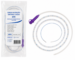 sonda nutricao enteral c/guia 8fr