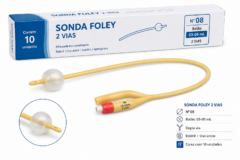 sonda foley 2 vias n.08 bl.03 05ml cx c/10