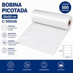 bobina picotada 35x50 c/500un