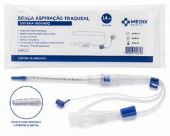 sonda aspiracao traq. sist fechado 14fr pct c/10