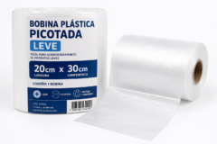 bobina plastica picotada 20x30 leve