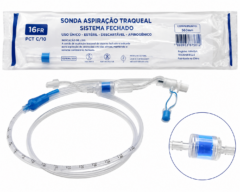 sonda aspiracao traq. sist fechado 16fr pct c/10