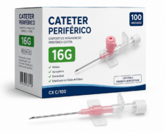 cateter 16g cx c/100