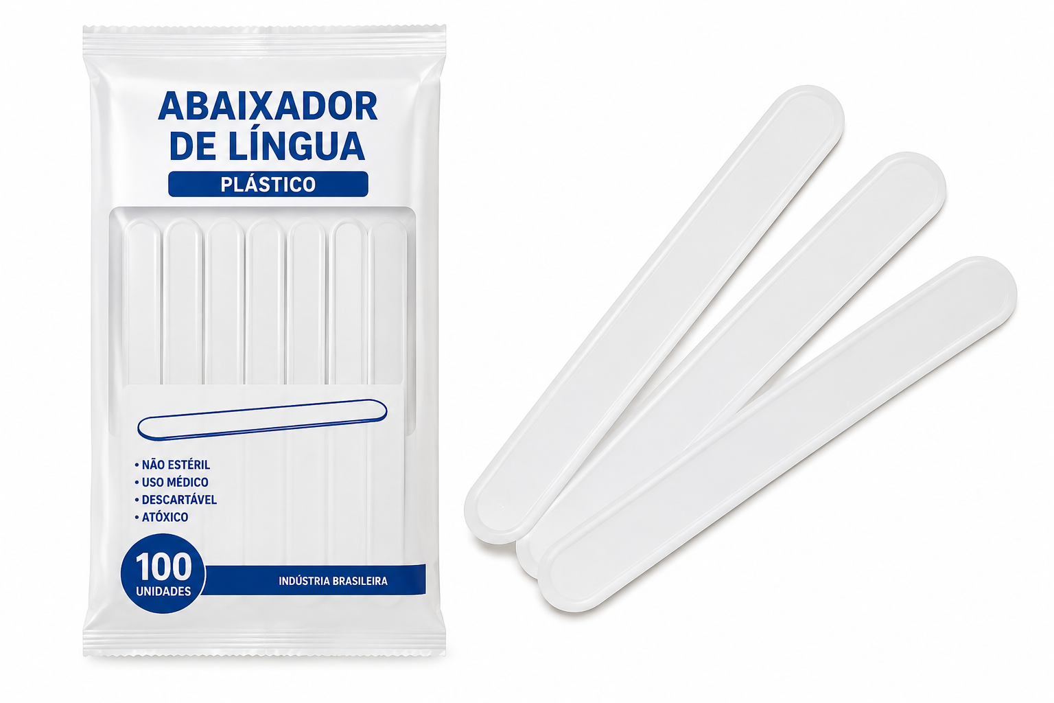 abaixador de lingua plastico abaixador de lingua plastico