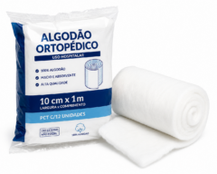 algodao ortopedico 10cm x 1mt pct c/12