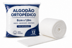 algodao ortopedico 8cm x1,8mt pct c/12