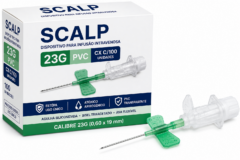 scalp 23g pvc cx c/100