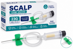 scalp 23g com vacuo